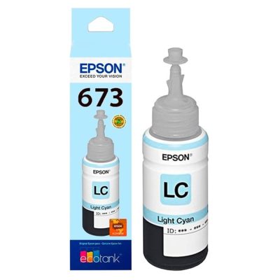 Tinta Botella Epson T673 Ecotank 70ml Cyan Claro