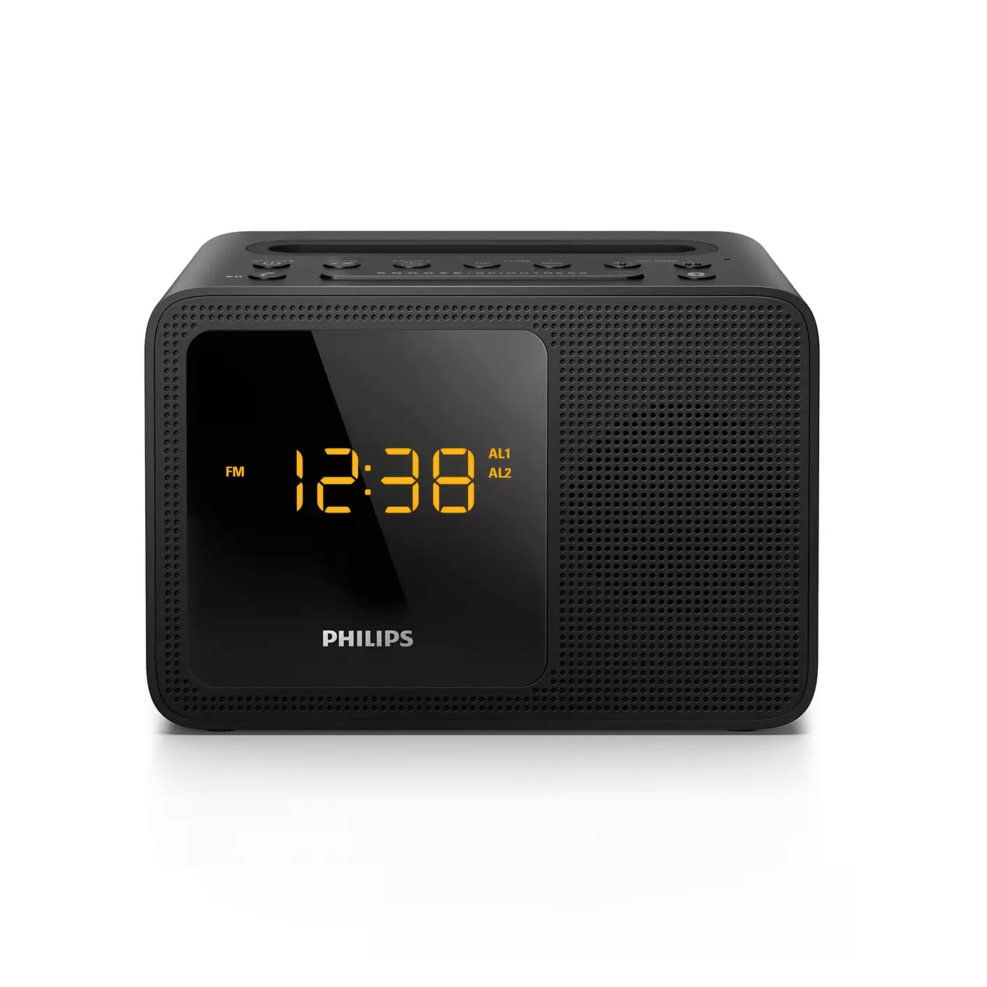 Radio Despertador PHILIPS con Puerto de Carga USB, Radio FM