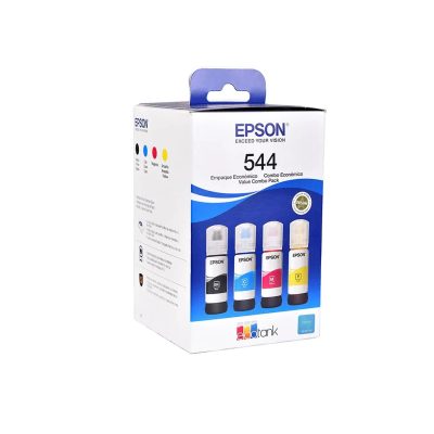 Tinta Epson 544 Pack 4 Colores Negro Cian Magenta Amarillo