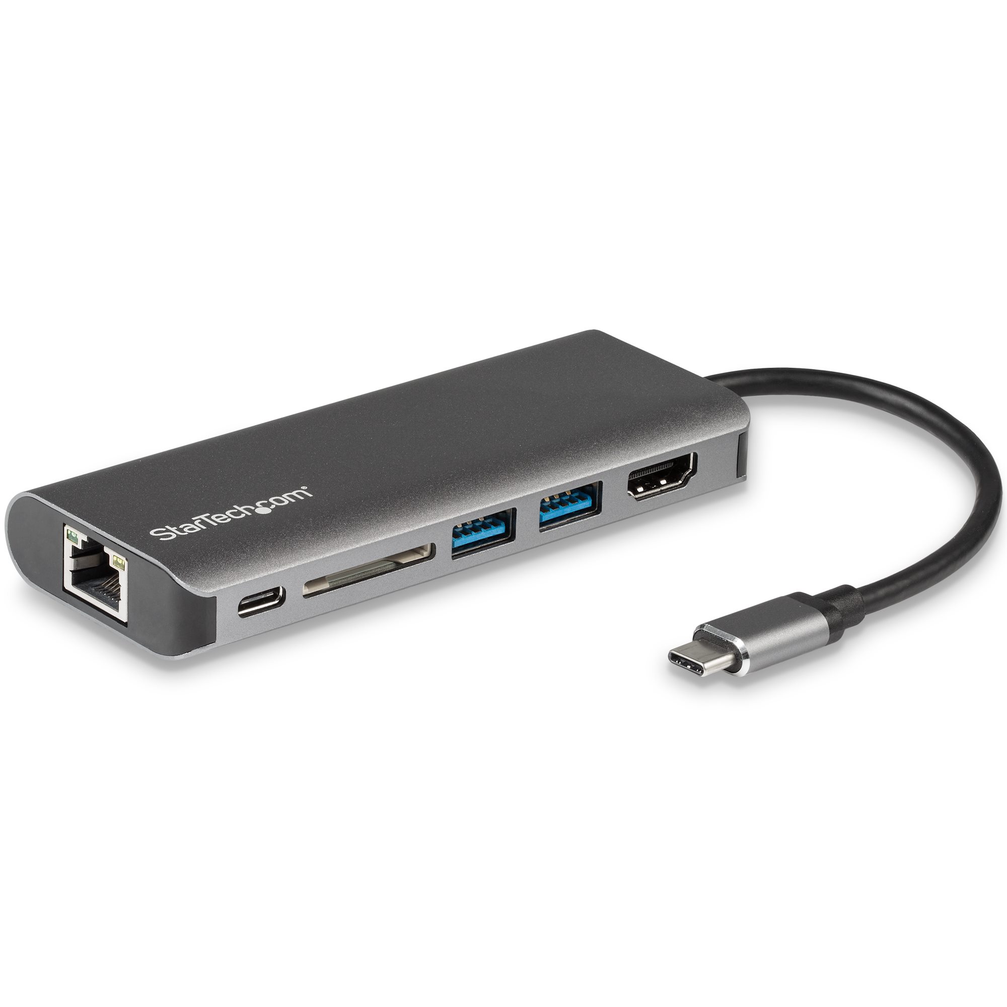 Adaptador de USB C a USB 3.0 A hembra, 1/2 pie de largo, color gris, Gris  espacial