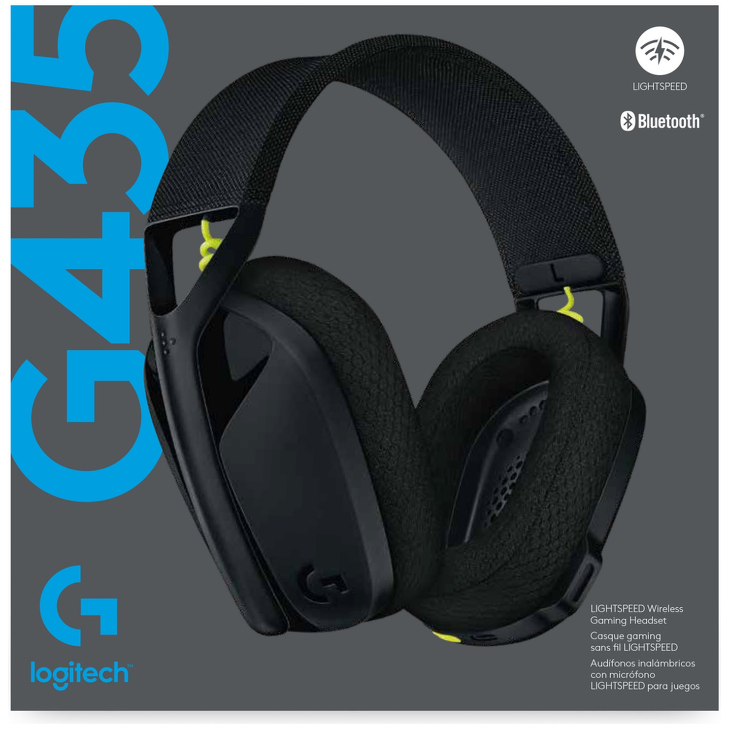 Audífonos inalámbricos Logitech G435 Lightspeed Negros - Techbox