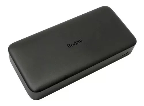 Xiaomi Batería Portátil Redmi De 20.000Mah Carga Rápida 18W, 74Wh, 3.6A,  Negro –