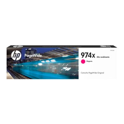 Cartucho Tinta HP 974X 7000 pag Magenta Pagewide Original