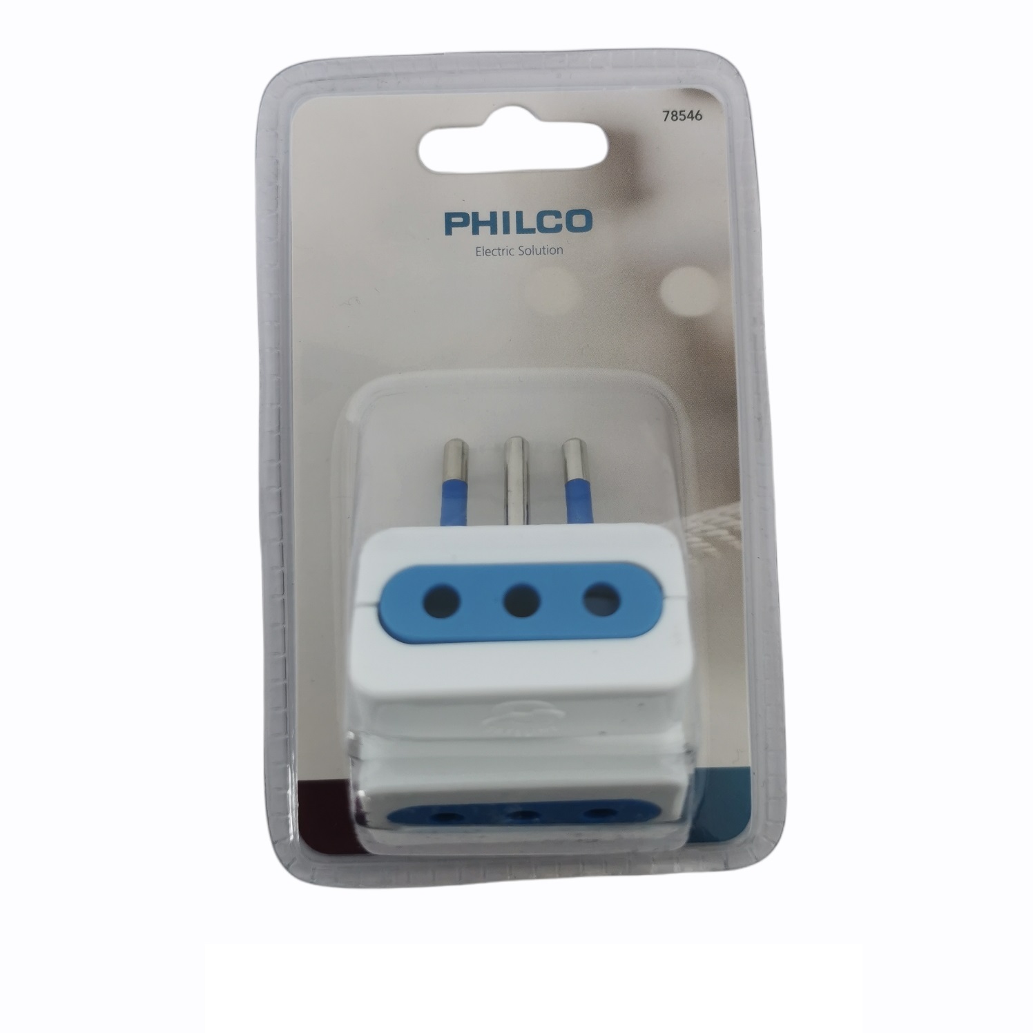 Enchufe para Muro Philco, Simple + Doble USB-A, 2.1A 250V 10A