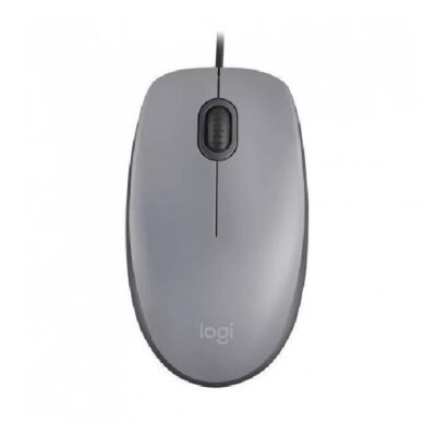 Mouse Logitech M110 Silent con cable Gris