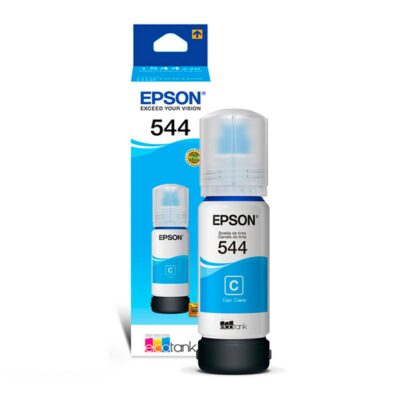 Tinta Botella Epson T544 Color Cyan de 65ml Original