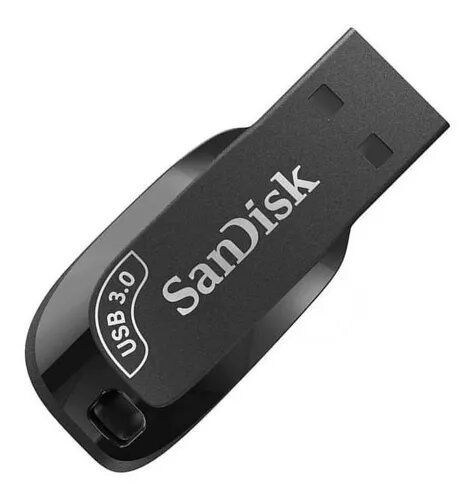Pendrive Sandisk Ultra Shift de 128GB USB 3.0 Negro - Techbox