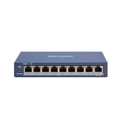Switch POE Inteligente Hikvision 8 Puertos Fast Ethernet