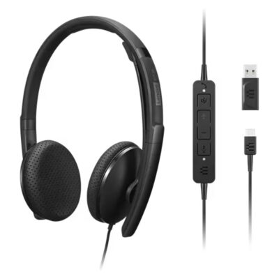 Audífonos Lenovo Pro VOIP Teams USB-C USB-A