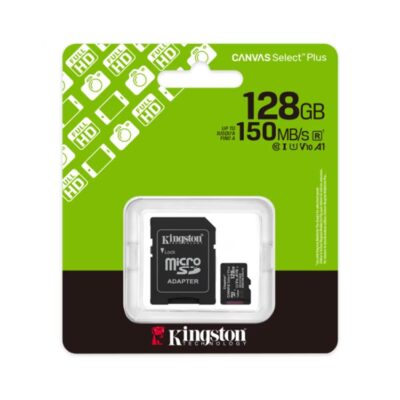 Tarjeta de Memoria Kingston microSD 128GB Canvas Select Plus