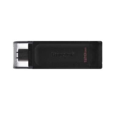 Pendrive Kingston DataTraveler 70 de 128GB USB-C Negro