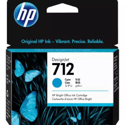 Cartucho de Tinta HP 712 Cyan 29 ml DesignJet Original