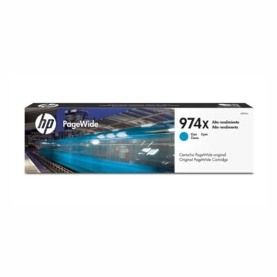 Cartucho De Tinta Hp 974X PageWide Cyan 7000 pag Original