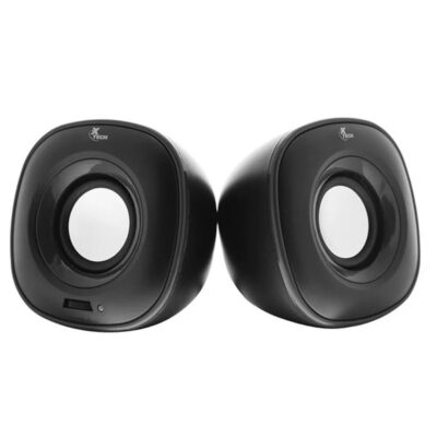 Parlantes Xtech Spekter 2.0 6W Jack 3.5 USB 5V Negro