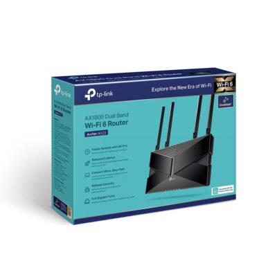Router TP-Link Archer AX23 AX1800 Dual-Band Wi-Fi 6 Negro
