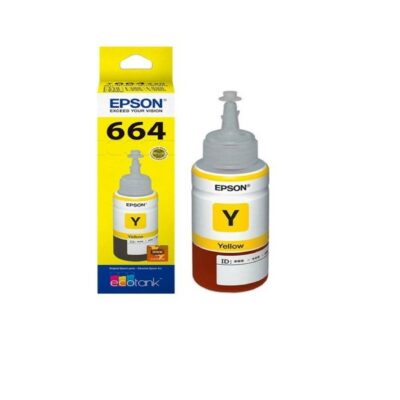 Botella Tinta Epson T664 Original Amarillo