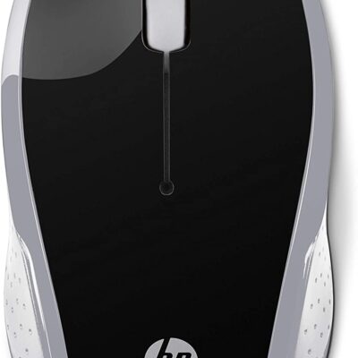 Mouse HP 200 Inalámbrico Dongle USB Plateado/Negro
