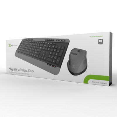 Combo Mouse y Teclado Klip Xtreme Magnifik Wireless Duo