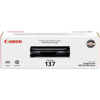 Tóner Canon 137 Láser 2400 páginas Negro