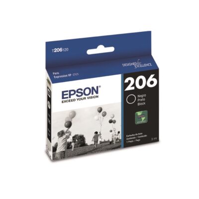 Cartucho de Tinta Epson Modelo 206 Color Negro Original
