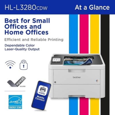Impresora Láser Brother 27PPM Color Ethernet WiFi USB Blanco