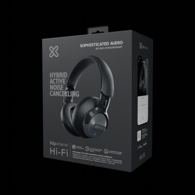 Audífonos Premiun Klipxtreme KNH-750GR HI-FI ANC BT Gris
