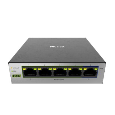 Switch Nexxt de Escritorio Vertex501 5 port POE+ Ethernet