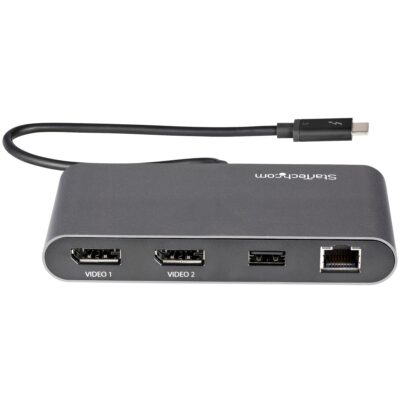 Mini Dock Thunderbolt 3 StarTech Dual DP 4K 60Hz USB-A