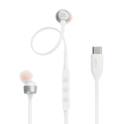 Audífonos JBL Tune 310C In-Ear Wired USB-C Blanco