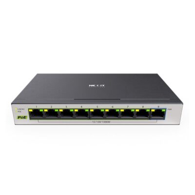 Switch Gigabit Nexxt Vertex V900P 9 Puertos PoE+60W