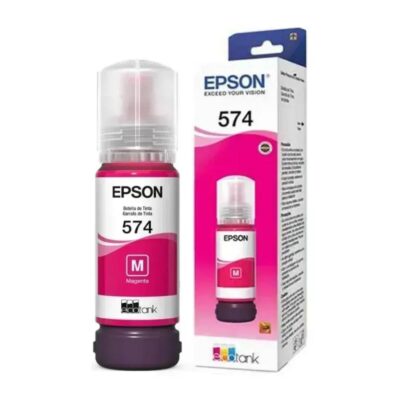 Botella De Tinta Epson T574 Magenta Original