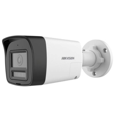 Cámara Mini Bullet Hikvision fija 2MP Two Way Audio Siren