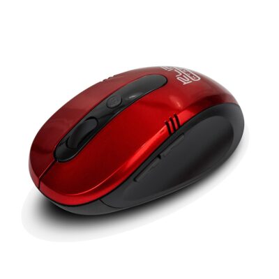 Klip Xtreme Vector Mouse Óptico Inalámbrico Rojo