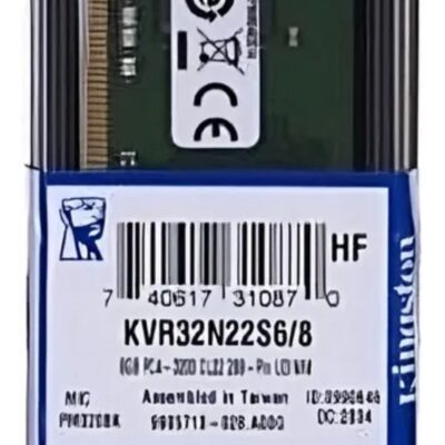 Kingston ValueRam 8GB DDR4 3200MT/s Non-ECC Unbuffered DIMM