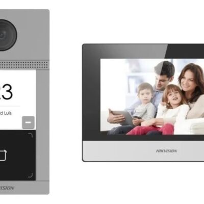 Kit Videoportero IP Hikvision 7" 2MP PoE WIFI DS-KIS604-P