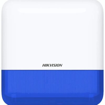 Sirena Inalámbrica Hikvision Exterior 433 MHz  3 modos IP65