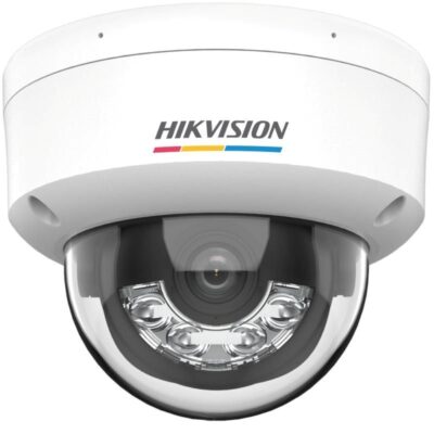 Cámara Domo Hikvision 4MP ColorVu Smart Hybrid Light IK08