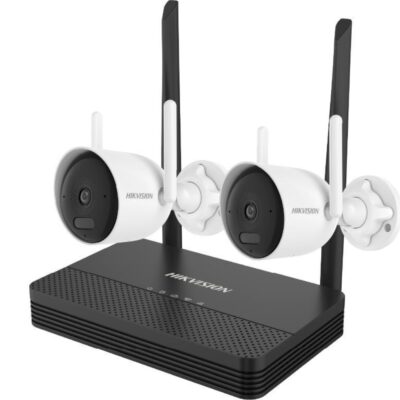 Kit Cámaras Wi-Fi Hikvision 2MP 2 Bullet + NVS