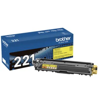 Cartucho de Tóner Brother TN-221Y 1400 págs. Amarillo
