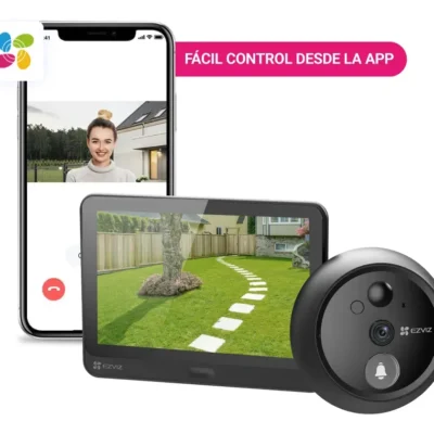 Timbre Mirilla Wifi Ezviz Hp4 Graba Contestas Desde App