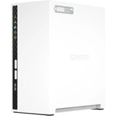 Servidor NAS QNAP TS-233 2 Bahías ARM Cortex A55 RAM 2GB